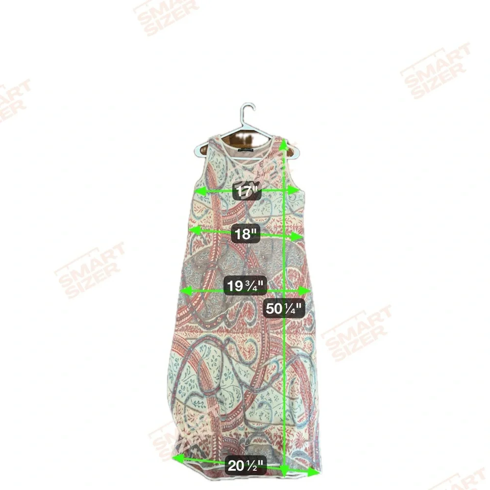 Peruvian Connection paisley jacquard %100 pima cotton slip dress - Picture 7 of 7